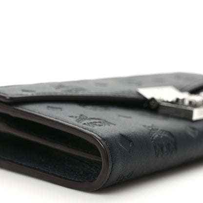 MCM Calfskin Ottomar Large Patricia Wallet On Chain Black 7 of 10