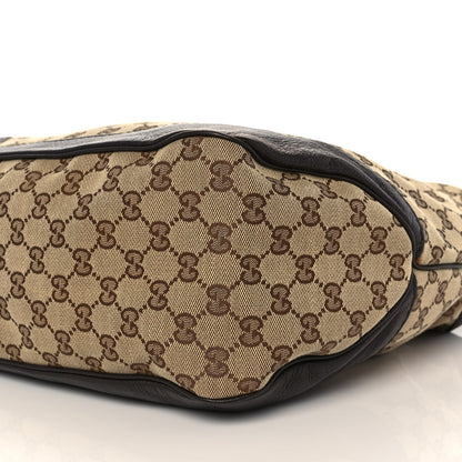 Gucci Monogram Medium Charlotte Hobo Brown 6 of 9