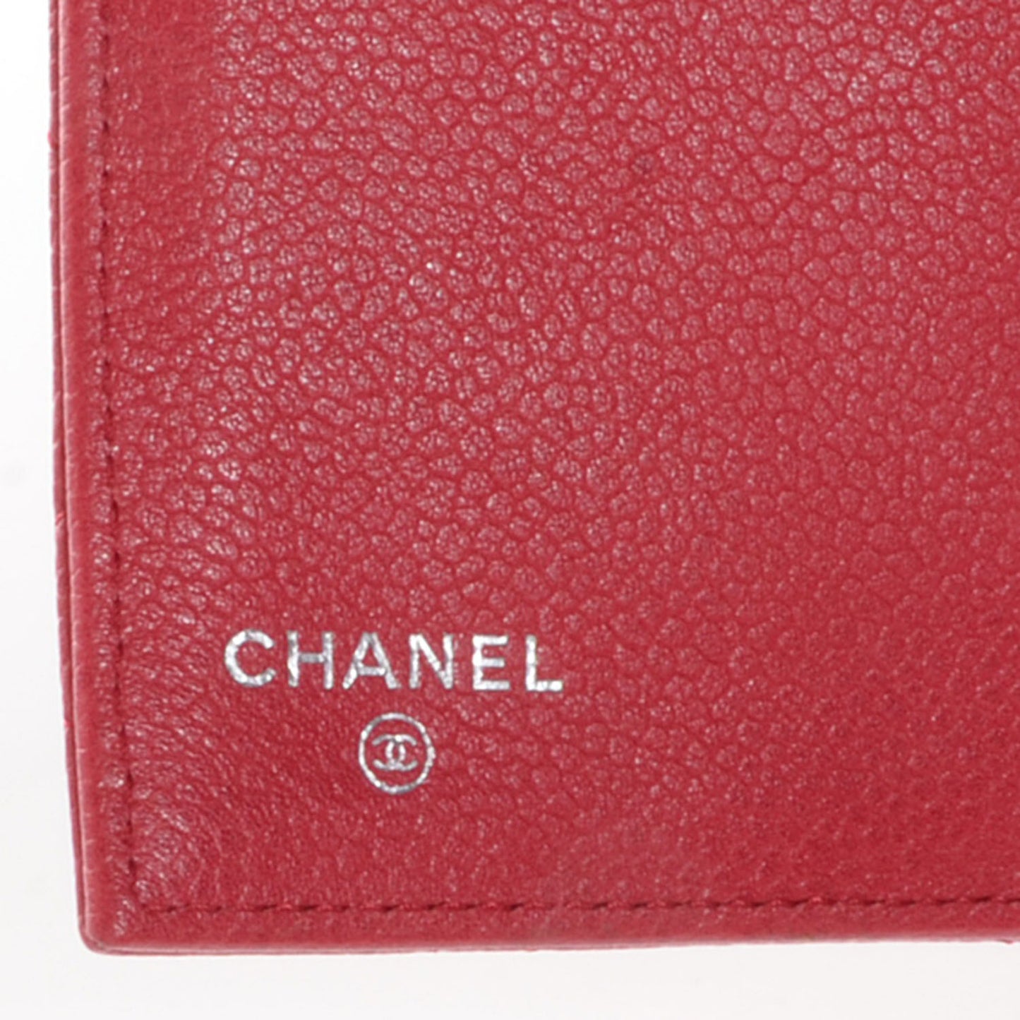 Caviar Quilted Long Flap Wallet Fuchsia