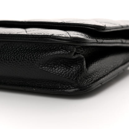 Chanel Caviar Quilted Wallet on Chain WOC Black 11 of 14
