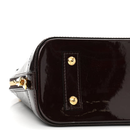 Louis Vuitton Vernis Alma BB Amarante 8 of 9