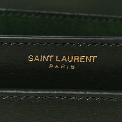 Saint Laurent Calfskin Medium Monogram Sunset New Vert Fonce 6 of 9