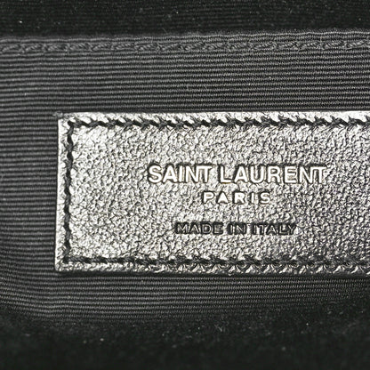 Saint Laurent Calfskin Matelasse Monogram Lou Camera Bag Black 6 of 10