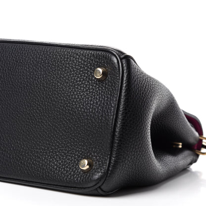 Christian Dior Bullcalf Small Be Dior Flap Black Fraise 7 of 11