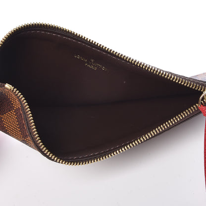 Louis Vuitton Damier Ebene Josephine Wallet Red 8 of 12
