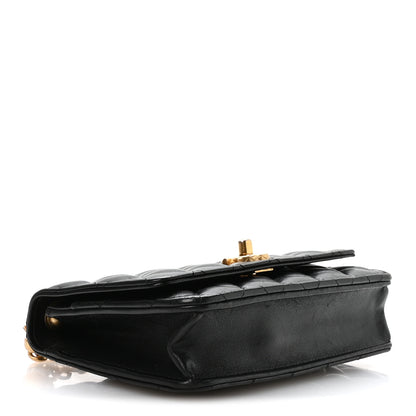 Chanel Lambskin Quilted Pillow Crush Wallet On Chain WOC Black 4 of 11