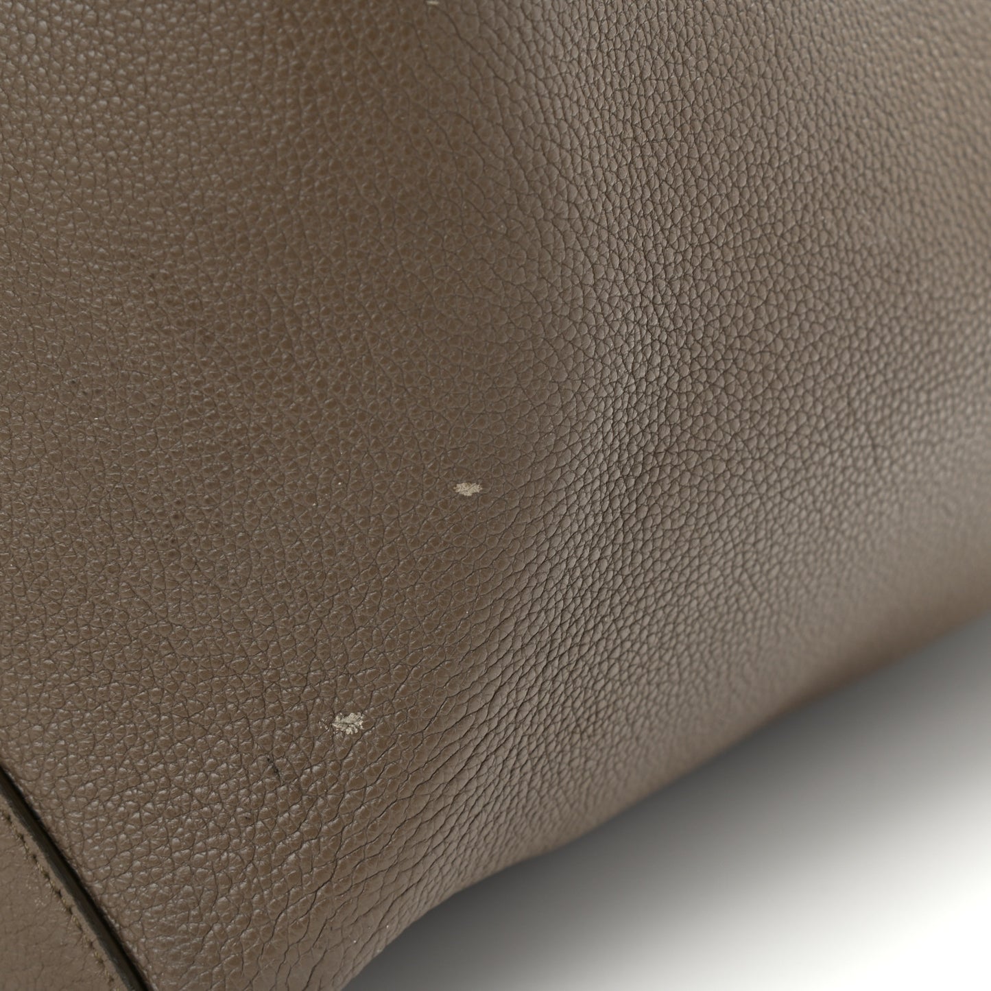 Soft Grained Calfskin Medium Belt Cabas Phantom Taupe