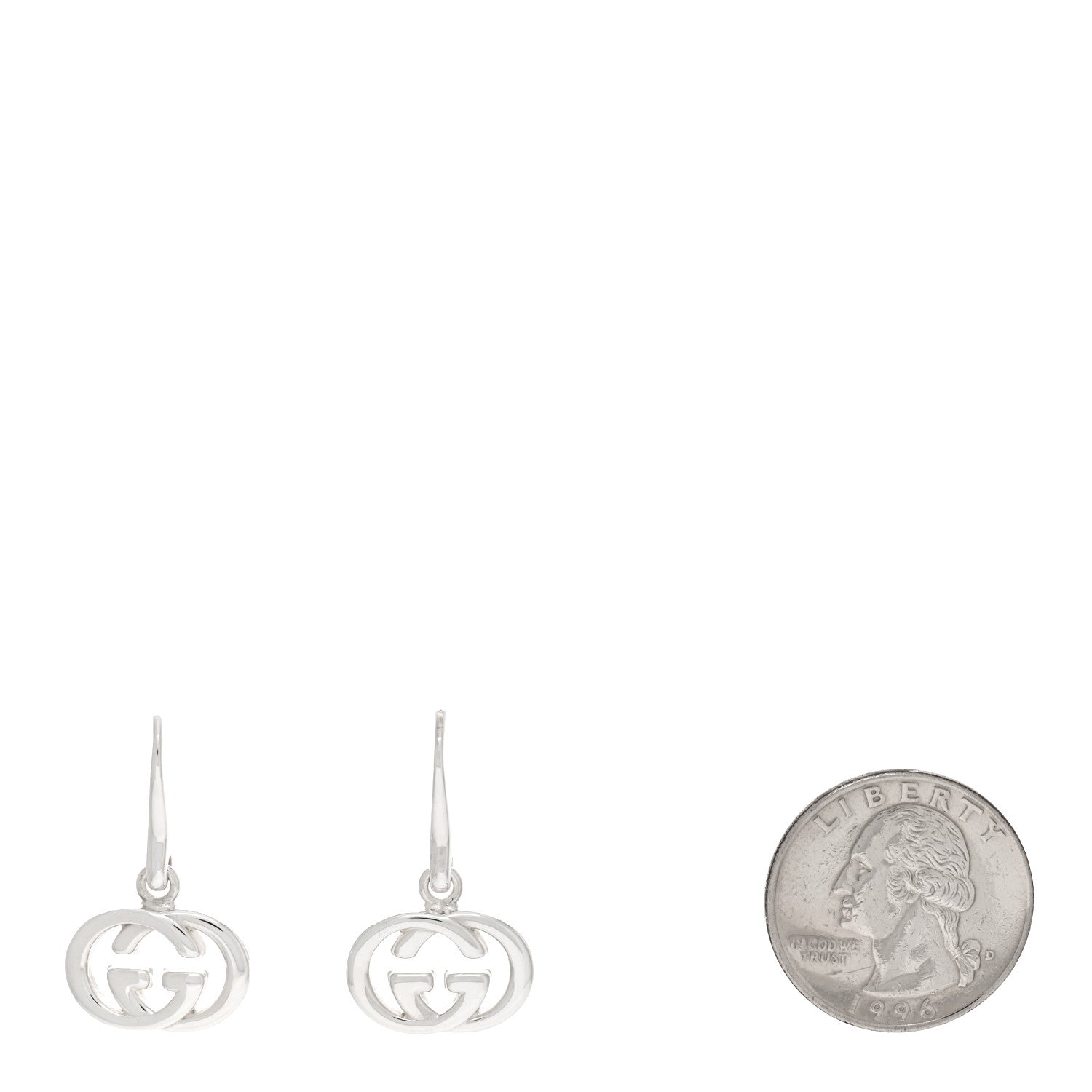 Gucci Sterling Silver Britt Drop Earrings 2 of 4