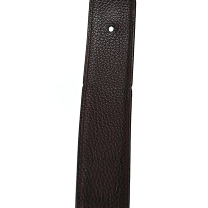 Hermes Box Togo Reversible 32mm H Belt 110 Black Chocolate 6 of 8