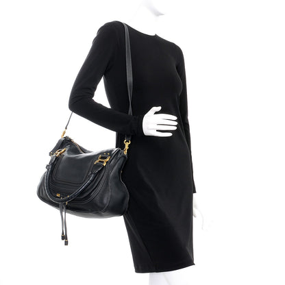 Chloe Calfskin Medium Marcie Satchel Black 2 of 12
