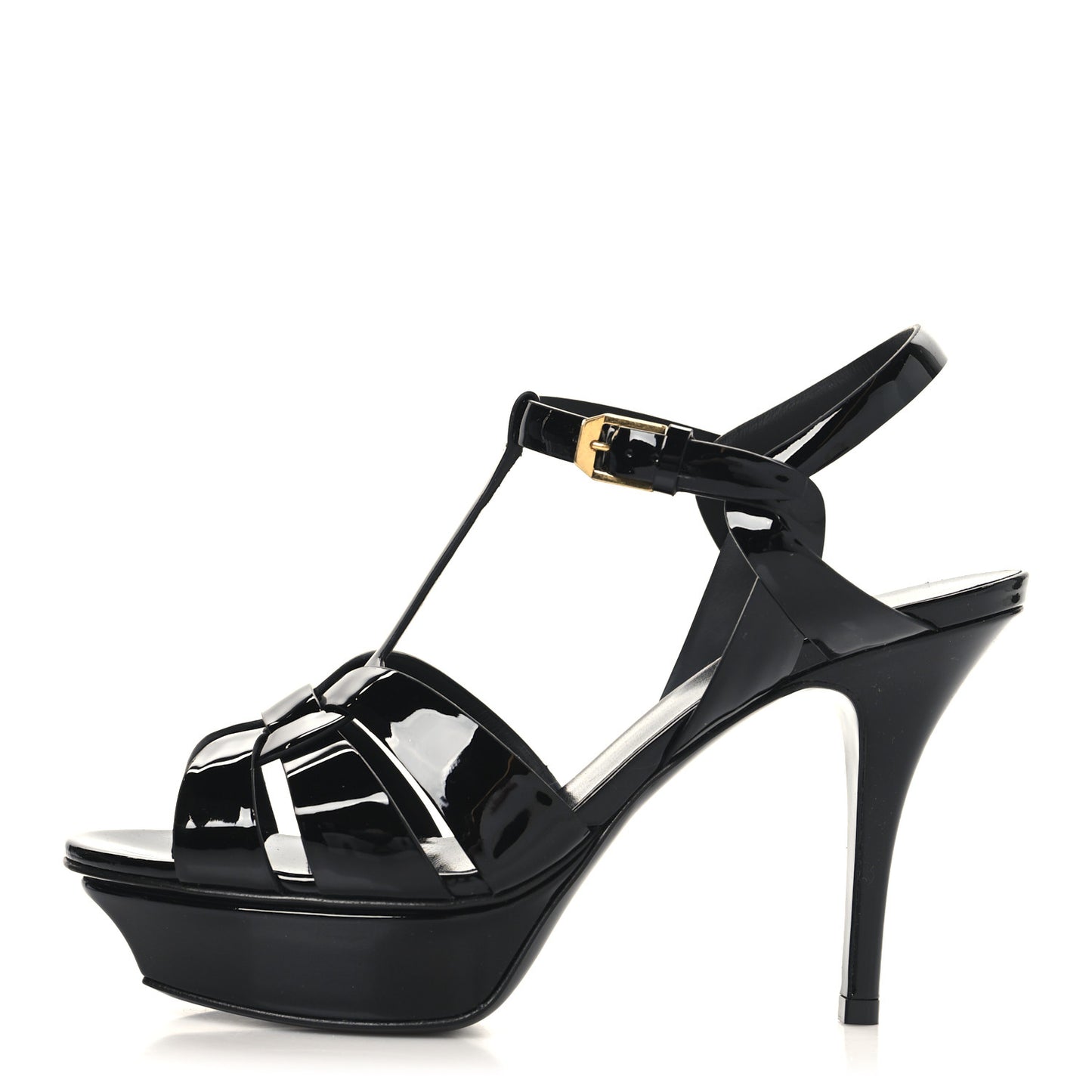 Patent Tribute 75 Platform Sandals 37.5 Black