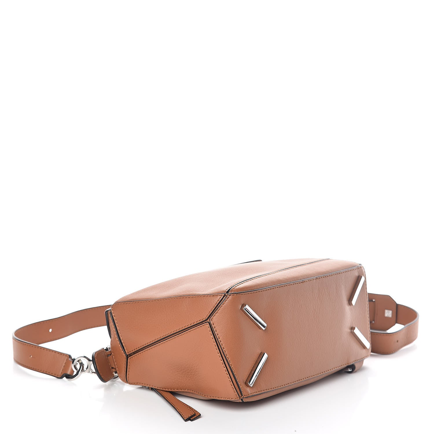 Loewe Calfskin Small Puzzle Bag Tan 4 of 9