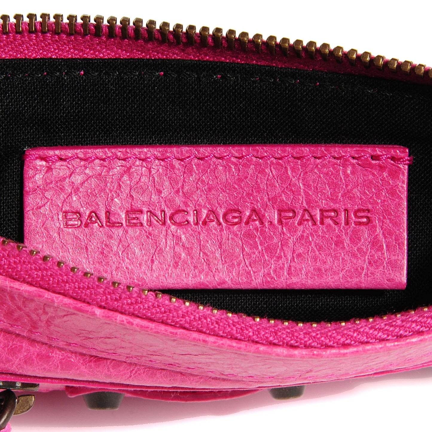 Agneau Classic Hardware Porte-Monnaie Coin Purse Cyclamen