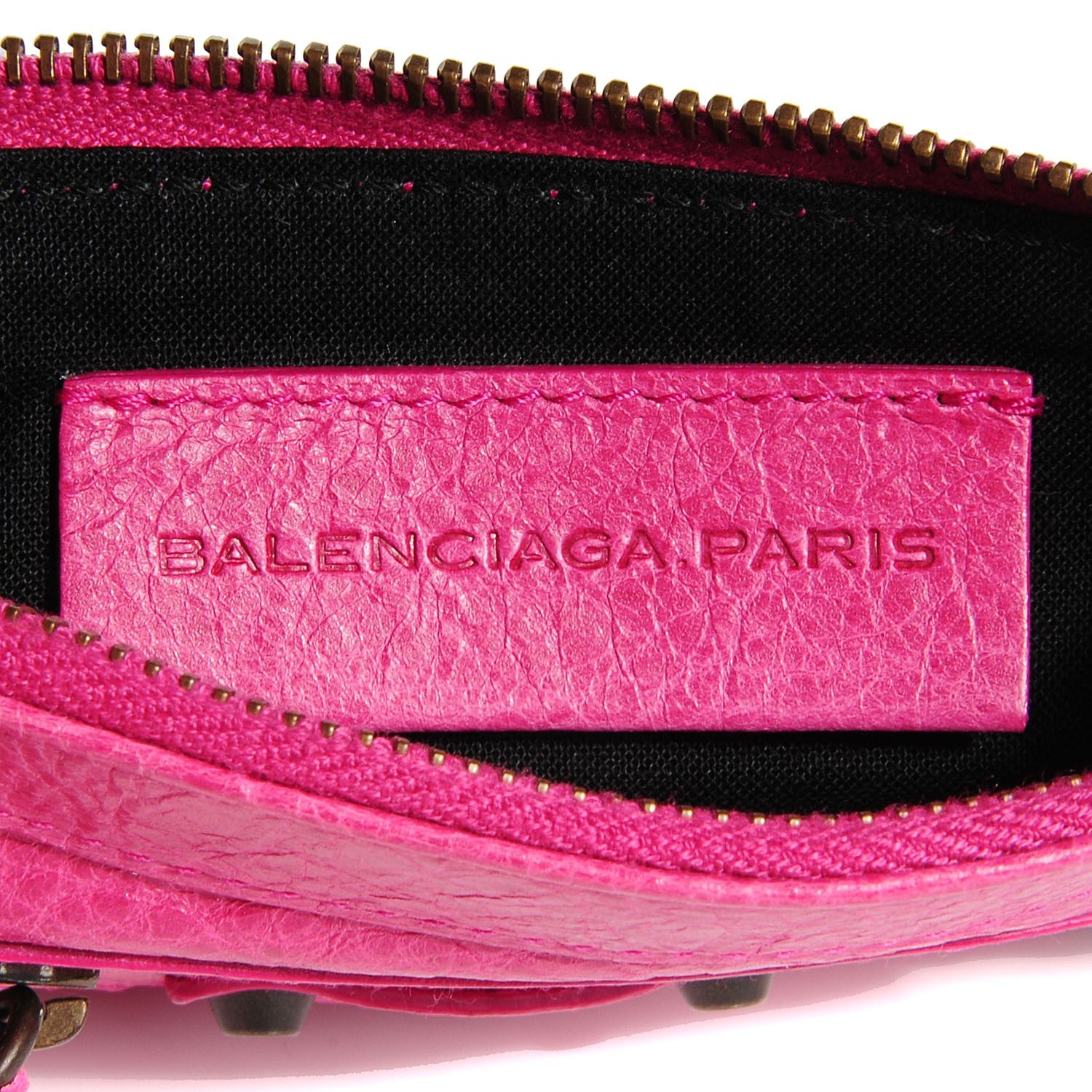 Balenciaga Agneau Classic Hardware Porte-Monnaie Coin Purse Cyclamen 8 of 9