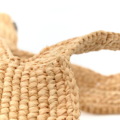 Loewe Raffia Slit Tote Bag Natural Tan 11 of 12