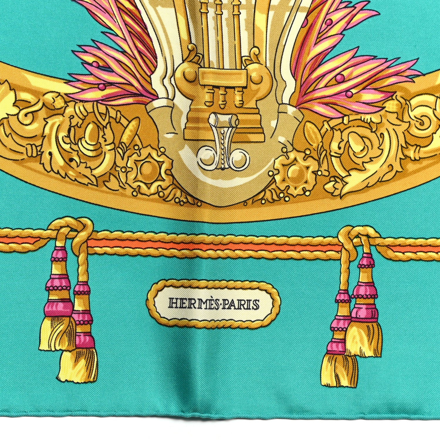 Hermes Silk Hommage A Charles Garnier Architecte De L'Opera De Paris Scarf 90 3 of 12