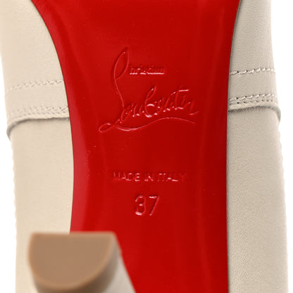 Christian Louboutin Calfskin Santigag 85 Ankle Boots 37 White 7 of 8
