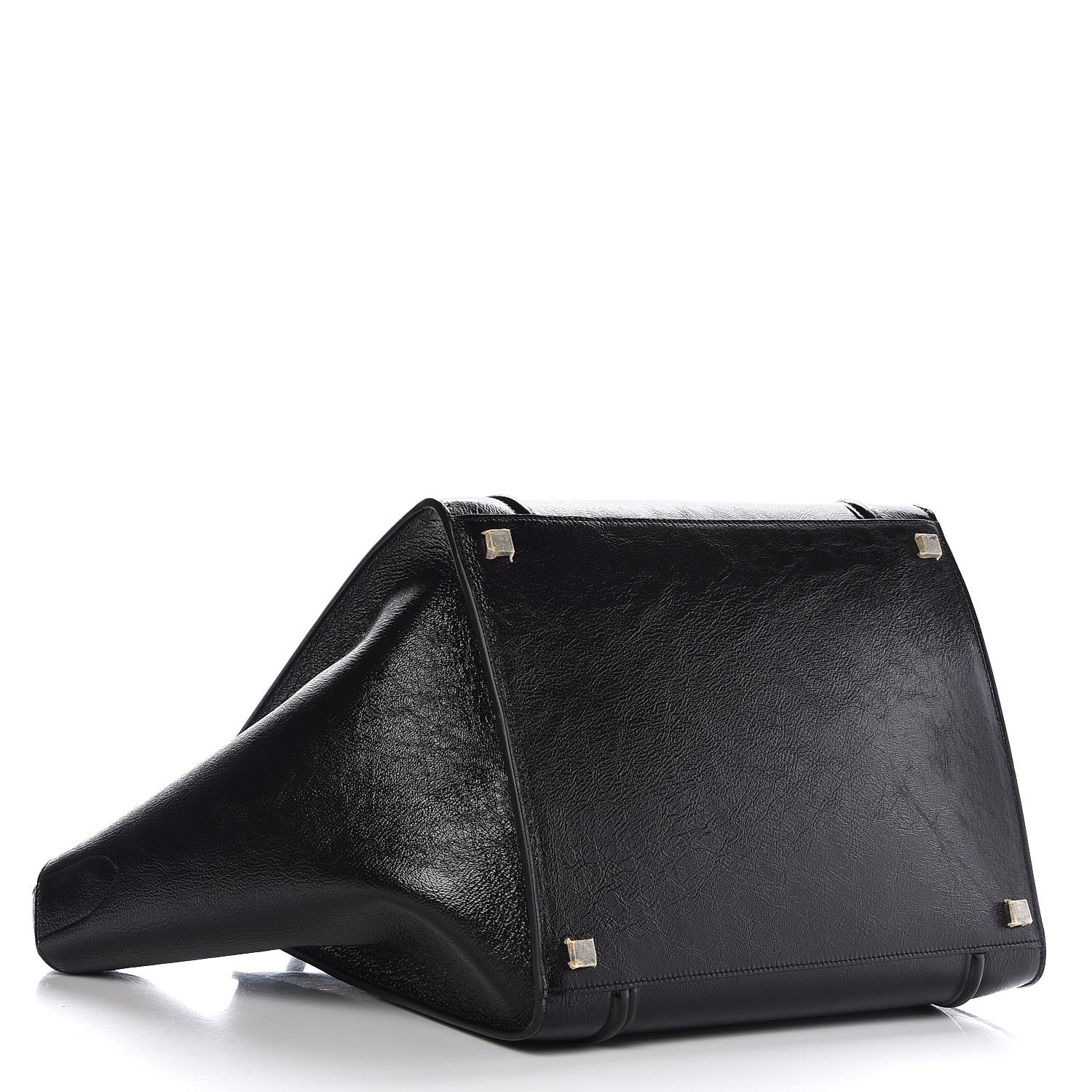 Celine Shiny Goatskin Medium Phantom Luggage Black 4 of 7