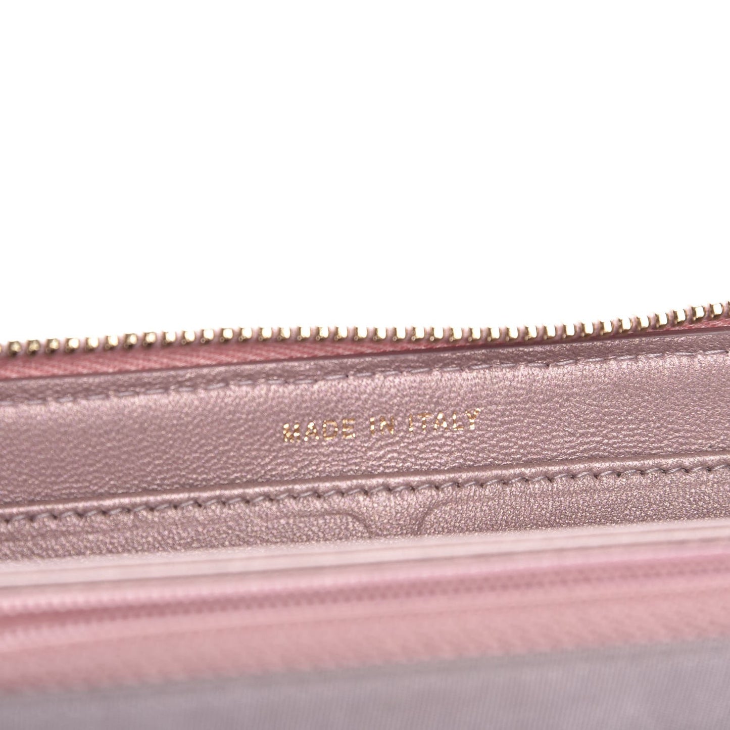 Metallic Lizard Large Gusset Zip Around Wallet Light Purple