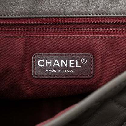 Chanel Calfskin Medium Casual Riviera Flap Dark Grey 8 of 10