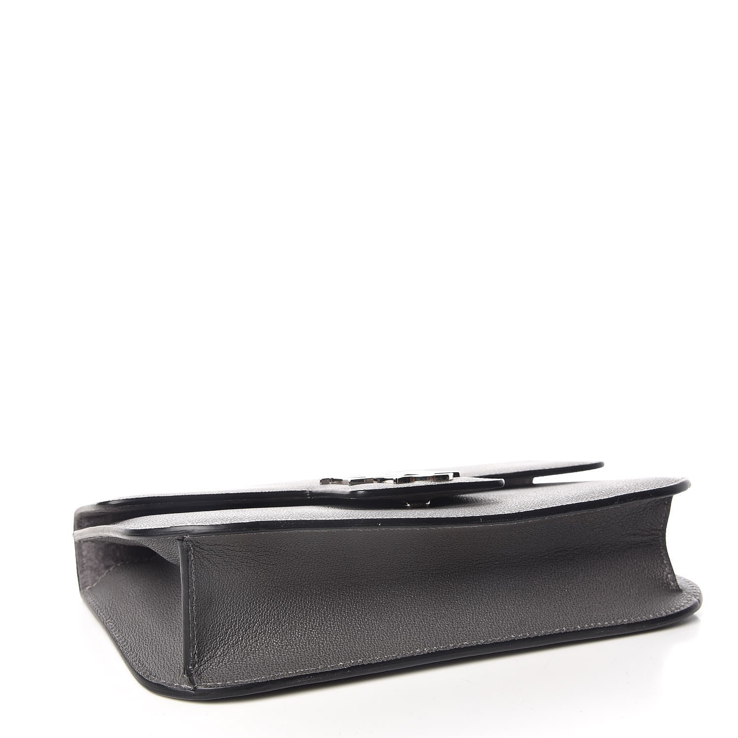 Alexander McQueen Calfskin Medium Insignia Flap Grey 4 of 8