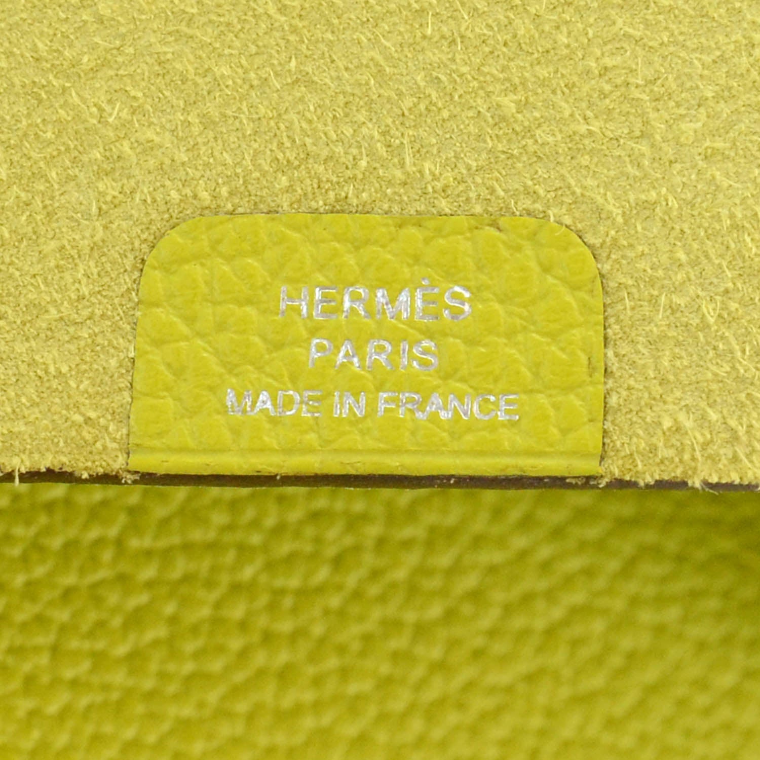 Hermes Togo Ulysse MM Notebook Cover Lime 4 of 6