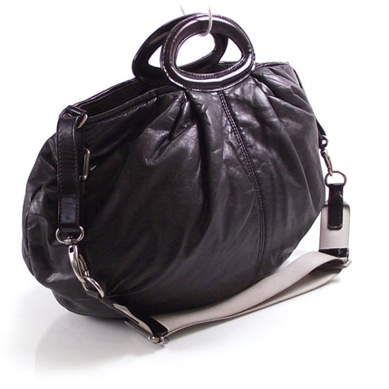FASHIONPHILE MARNILambskinBalloonBlack 3 of 11