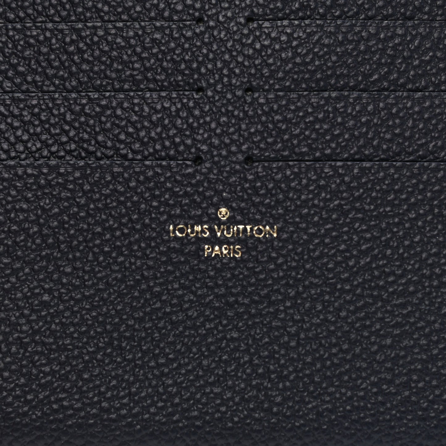 Calfskin Felicie Chain Wallet Card Holder Insert Marine Rouge