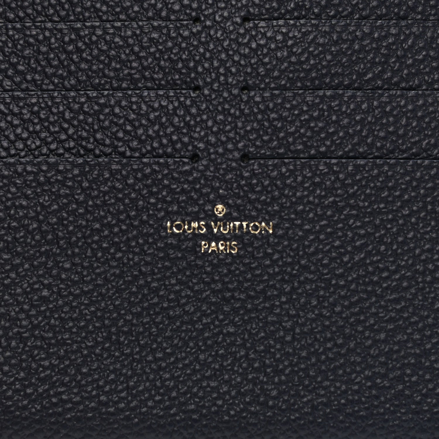 Louis Vuitton Calfskin Felicie Chain Wallet Card Holder Insert Marine Rouge 6 of 6