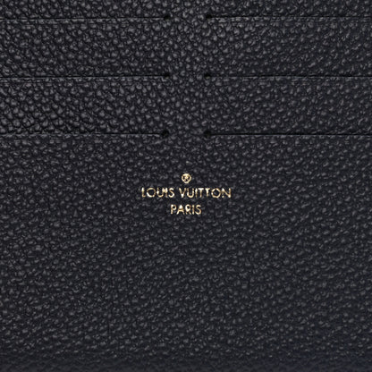 Louis Vuitton Calfskin Felicie Chain Wallet Card Holder Insert Marine Rouge 6 of 6