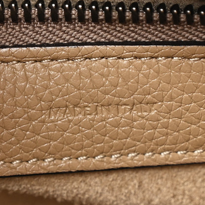 Celine Drummed Calfskin Micro Luggage Dune 8 of 15