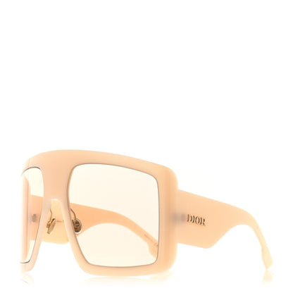 Christian Dior Acetate DiorSo Light 1 Shield Sunglasses Ivory 1 of 9