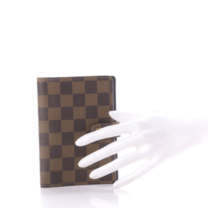 Louis Vuitton Damier Ebene Small Ring Agenda Cover 2 of 8