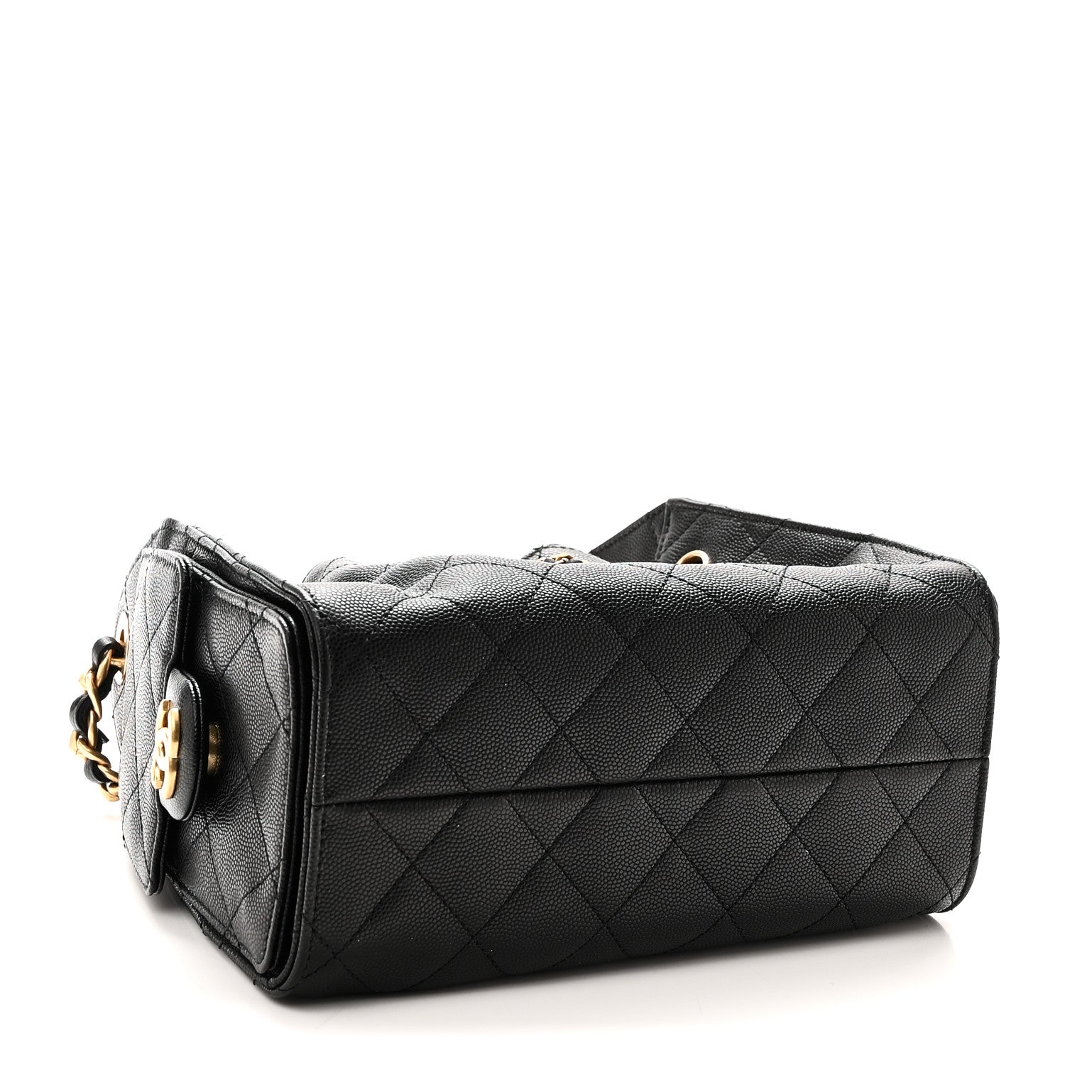 Chanel Caviar Quilted Mini Chanel 25 Handbag Black 4 of 10