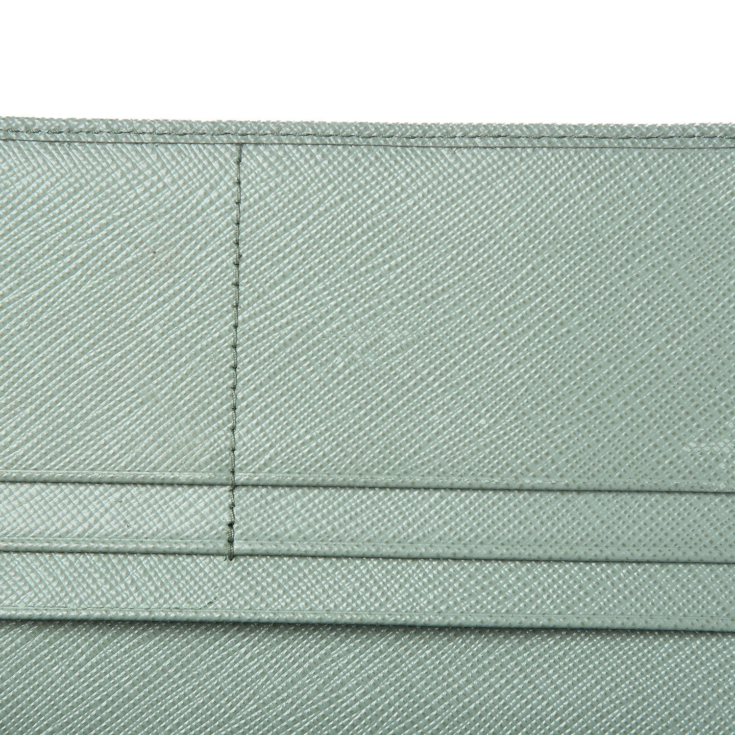 Prada Saffiano Bow Continental Wallet Acquamarina 15 of 17
