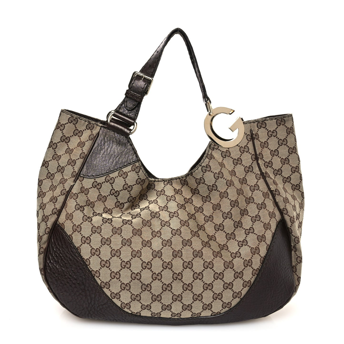 Monogram Medium Charlotte Hobo Brown