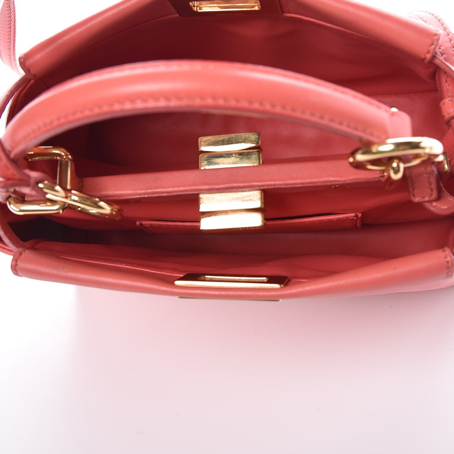 Nappa Mini Peekaboo Iconic Satchel Rosa Exstasy
