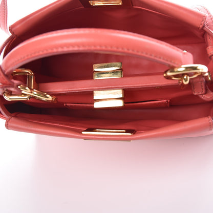 Fendi Nappa Mini Peekaboo Iconic Satchel Rosa Exstasy 6 of 11