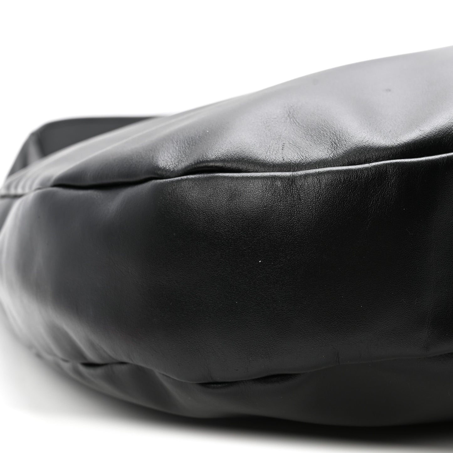 Soft Calf Softy Hobo Bag Black
