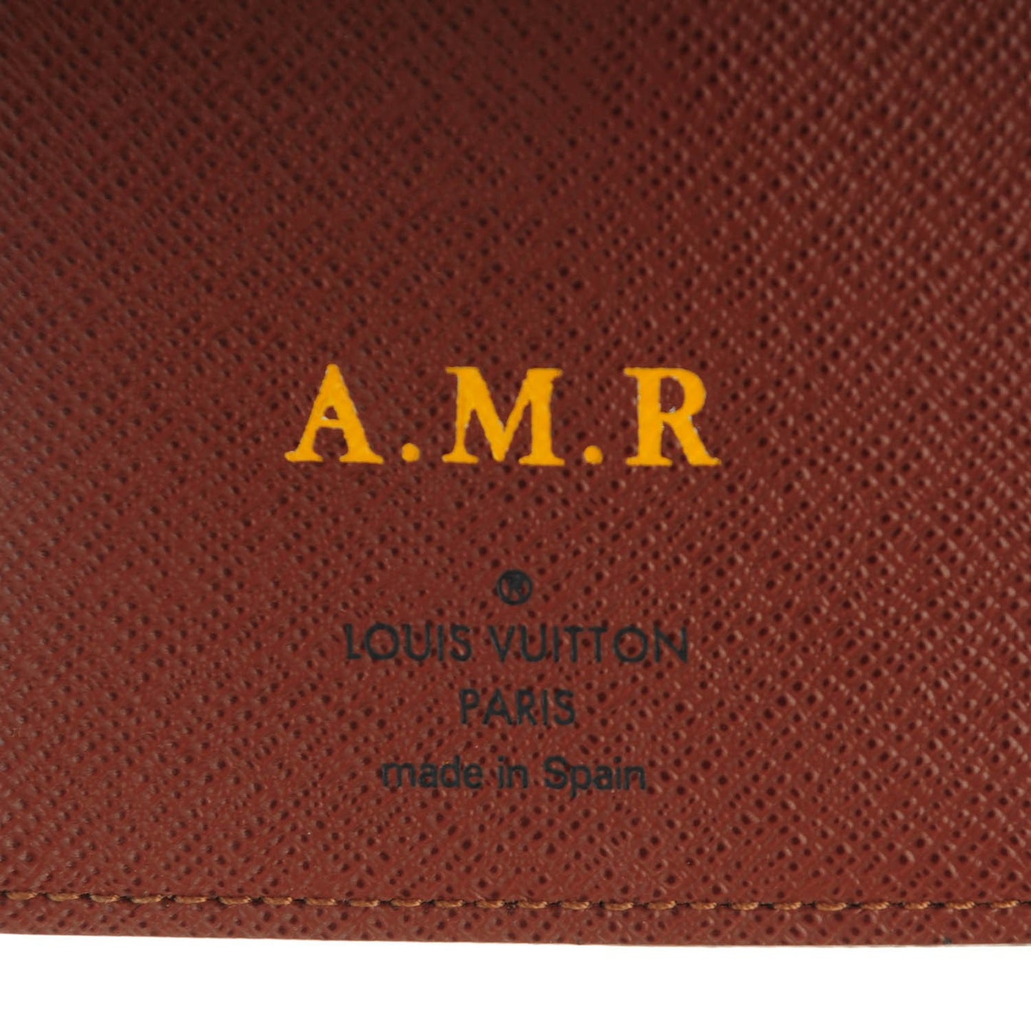 Monogram Pocket Agenda Cover