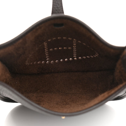 Hermes Taurillon Clemence Evelyne TPM Chocolate 9 of 21