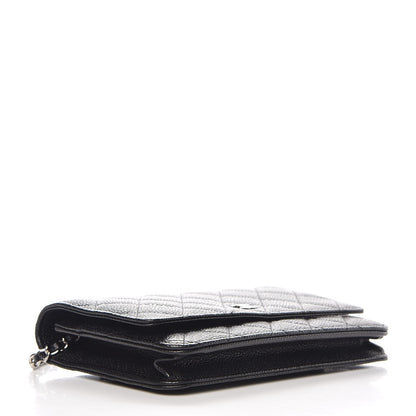 Chanel Caviar Quilted Wallet On Chain WOC Black 4 of 8