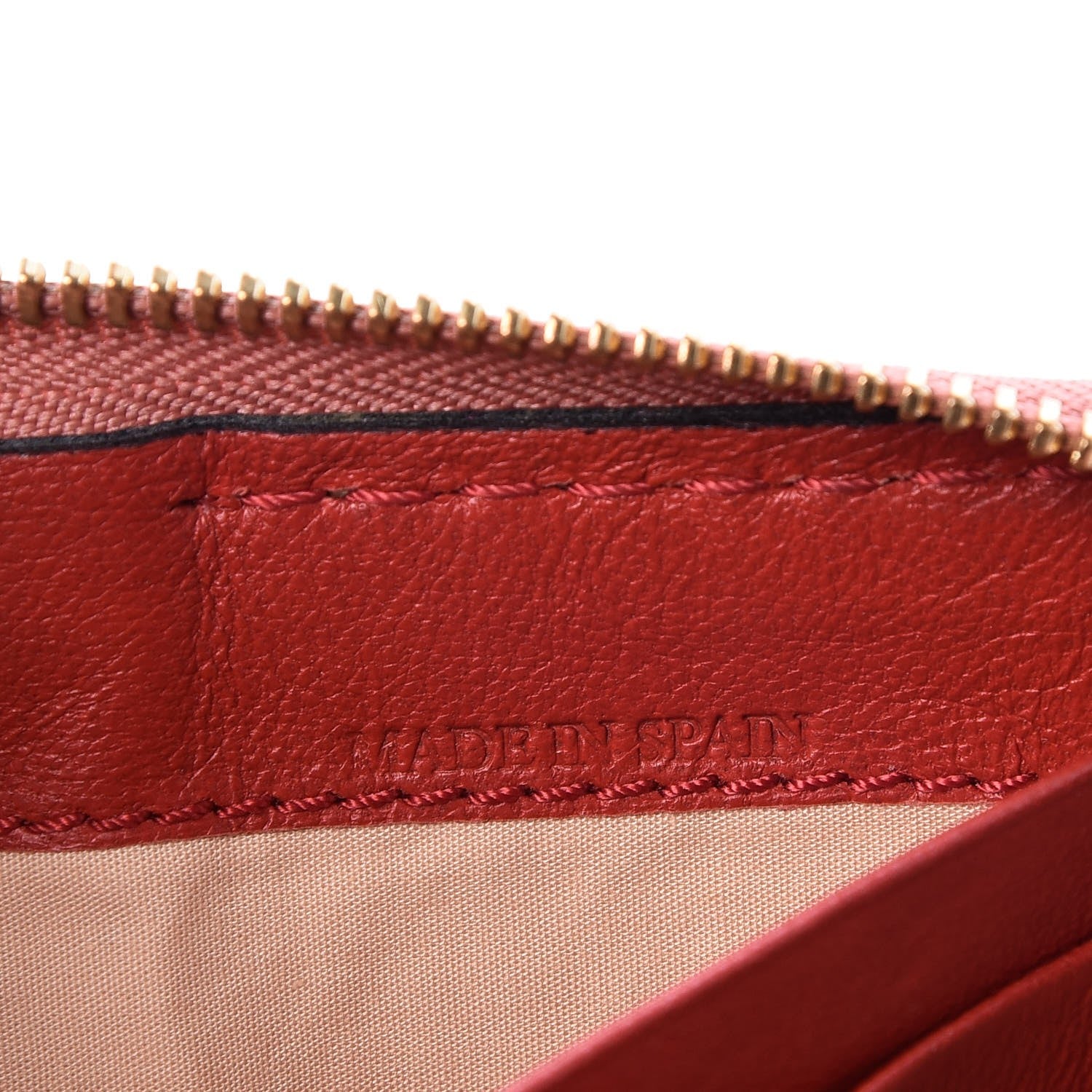 Chloe Grained Calfskin Marcie Long Zip Around Wallet Pink 9 of 12