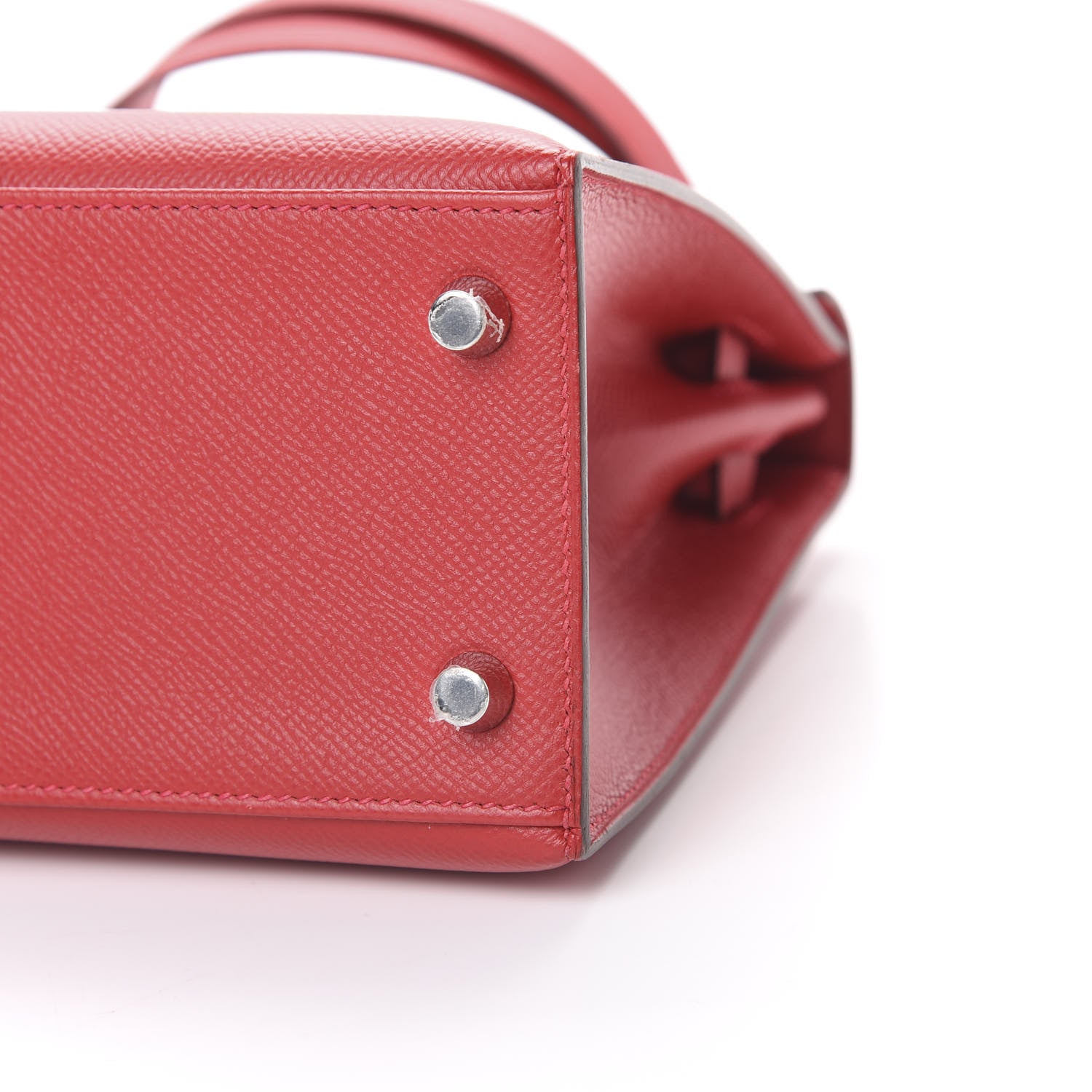 Hermes Epsom Kelly Sellier 25 Rouge Casaque 9 of 10