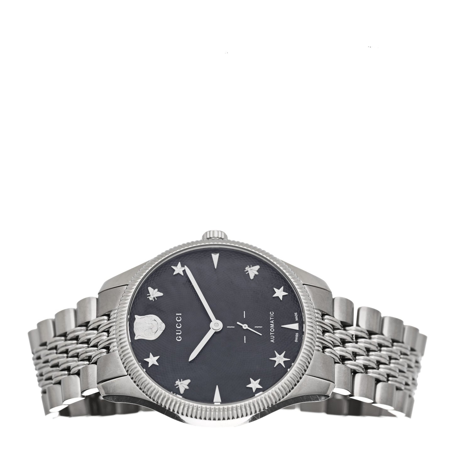 Stainless Steel 40mm G-Timeless Charm Automatic Watch Black