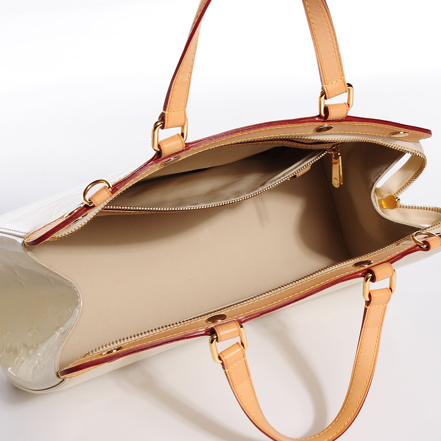 Louis Vuitton Vernis Brea MM Blanc Corail 5 of 8