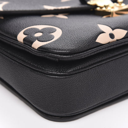 Louis Vuitton Empreinte Monogram Giant Pochette Metis Black Beige 6 of 7