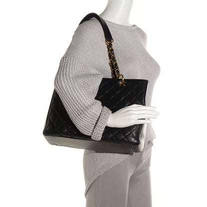 Chanel Caviar Quilted Grand Shopping Tote GST Black 2 of 7