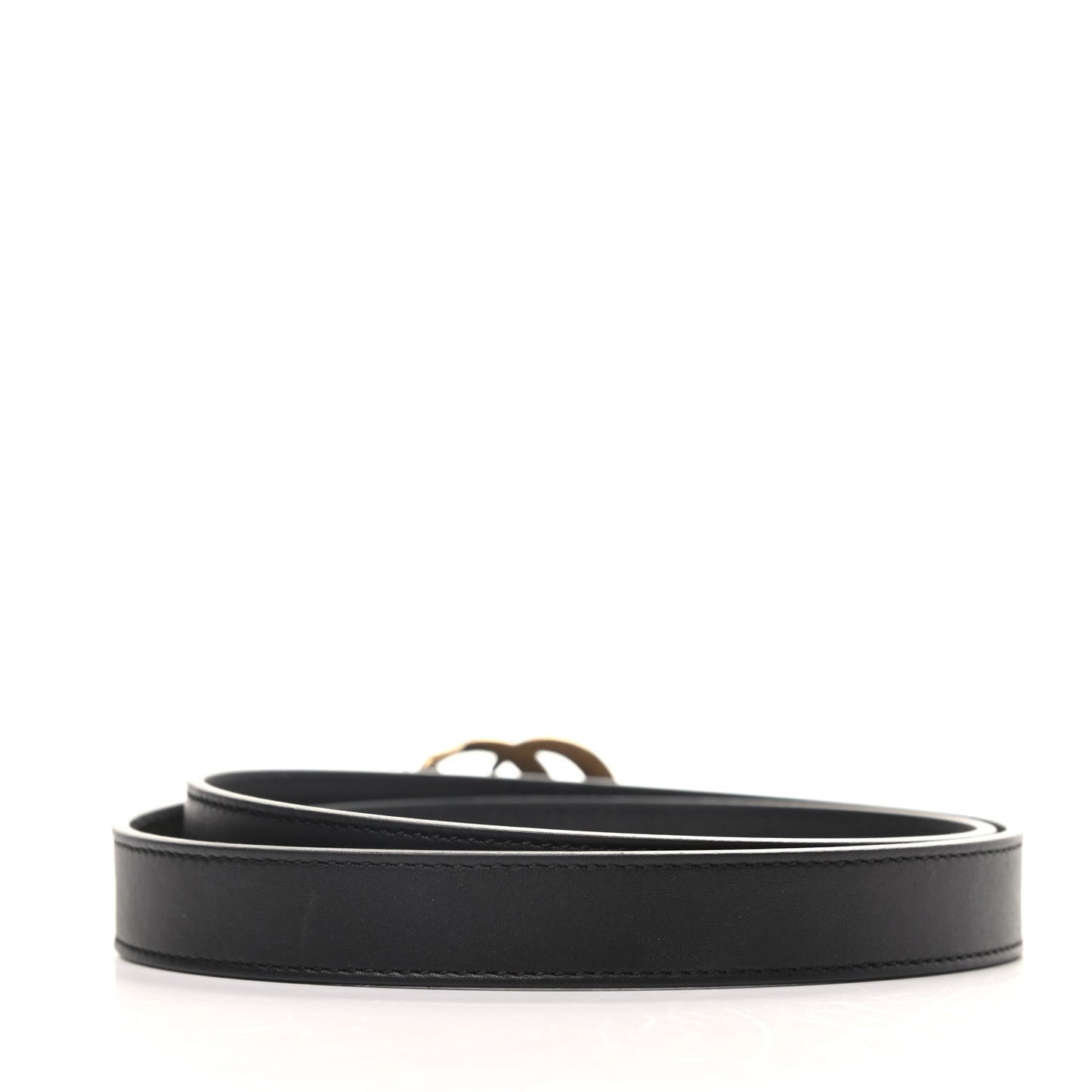 Calfskin Double G 20mm Belt 85 34 Black