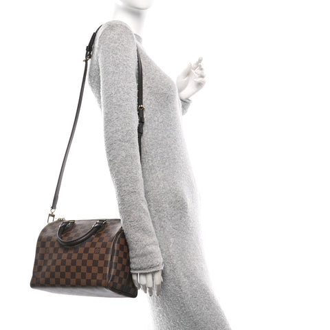 Damier Ebene Speedy Bandouliere 25